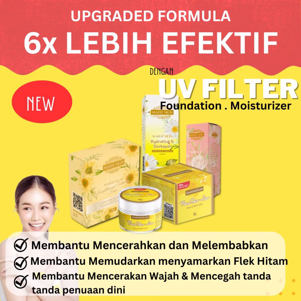 Perlindungan UV Filter Marie Skin
